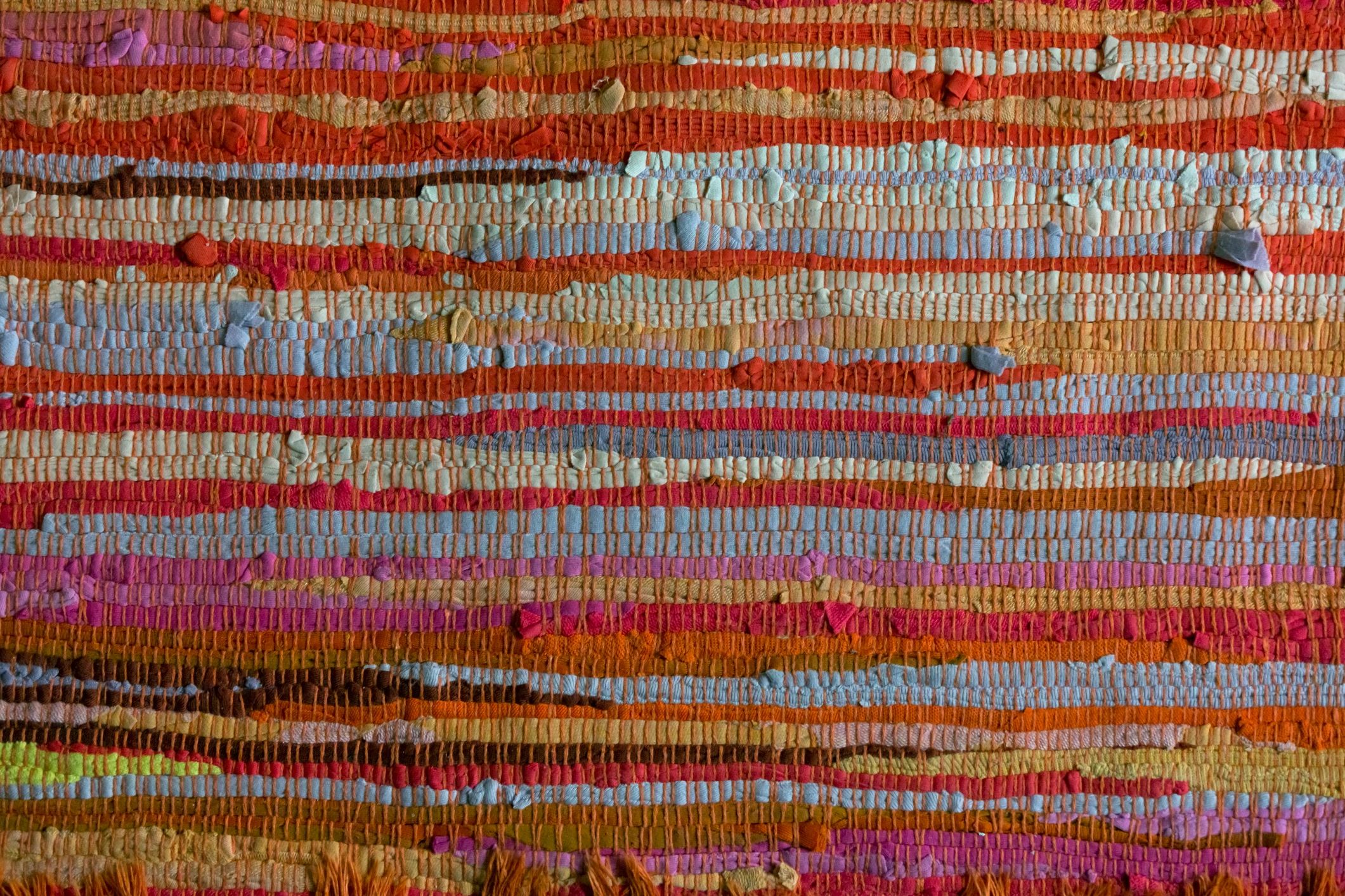 Detailed woven rug texture